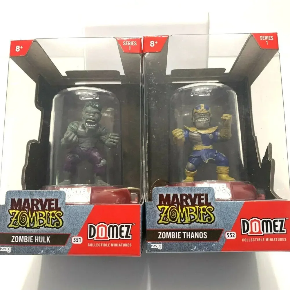 Domez Marvel Zombies Wolverine Deadpool Thanos Hulk Series 1- 4 Pack 549 - 552